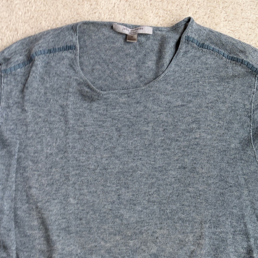 John Varvatos Gray Men's Sweater - Picture 3 of 8